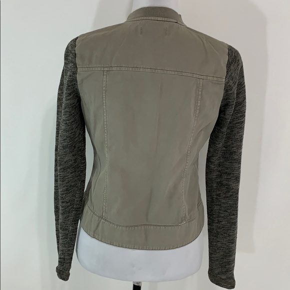 Altar’d State lightweight denim Knit zipper jacket - Picture 3 of 8